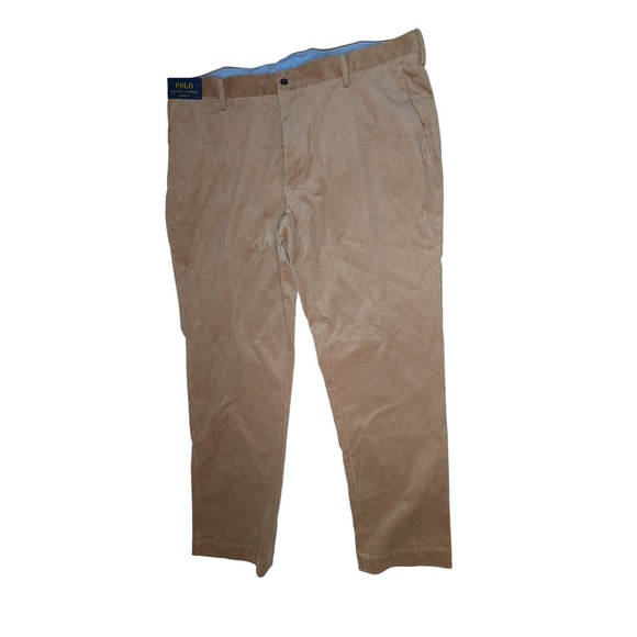 Polo Ralph Lauren Classic Fit Corduroy Pants‎ Mens 40x32 Tan New